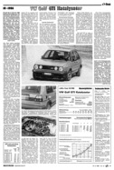 AR 13/1986 - Test VW Golf GTI Katalysator