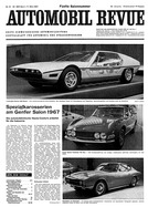 AR 14/1967 - Spezialkarosserien, Amerikaner, Luxusautomobile in Genf 1967