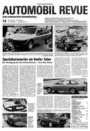 AR 14/1974 - Spezialkarosserien am Genfer Salon