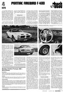 AR 18/1972 - Test Pontiac Firebird Formula 400