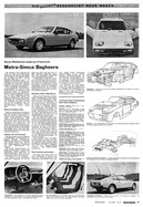 AR 18/1973 - Vorstellung Matra-Simca Bagheera