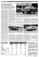 AR 2/1970 - Vier Opel Rekord - Langstreckenprüfung