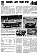 AR 22/1975 - Test Subaru 1400 Coupé GSR