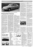 AR 23/1970 - Eingespritzer Express - Kurztest Citroën DS 21 IE
