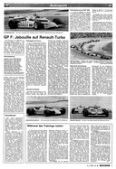 AR-Zeitung vom 5. Juli 1979 - Jean Pierre Jabouille siegt im Renault RS10 Turbo beim Grand Prix von Frankreich