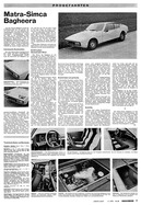 AR 29/1973 - Probefahrt Matra-Simca Bagheera