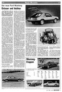 AR 30/1978 - Der neue Ford Mustang - grösser und leichter