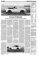AR 34/1983 - Porsche 911 Cabriolet - geprüft und gemessen