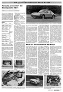 AR 35/1973 - Porsche präsentiert die Modellpalette 1974