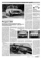 AR 36/1967 - Langstreckenprüfung Peugeot 204