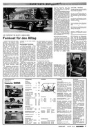 AR 36/1971 - Kurztest Lancia 2000 - Feinkost für den Alltag