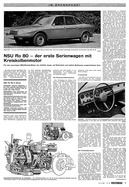 AR 37/1967 - NSU Ro 80 - der erste Serienwagen mit Kreiskolbenmotor