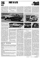 AR 38/1973 - Test Fiat X 1/9