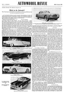 Blick in die Zukunft? Neue “Traumwagen” aus Kunststoff von General Motors am Montorama 1953 in New York