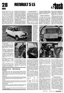 AR 43/1974 - Test Renault 5 LS