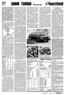 AR 21/1978 - Kurztest Saab Turbo (Vorserie)
