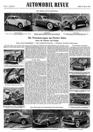 AR 44/1949 - Die Personenwagen am Pariser Salon - der kleine Citroën