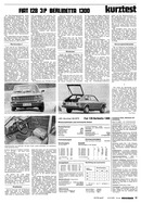 AR 44/1975 - Kurztest Fiat 128 3P Berlinetta