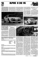AR 45/1977 - Test Alpine A 310 V6