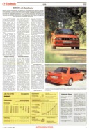 AR 48/1986 - Test BMW M3 mit Katalysator