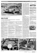 AR 7/1970 - Langstreckentest NSU Ro 80