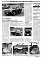 AR 8/1966 - Langstreckenprüfung Renault 16 Grand Luxe