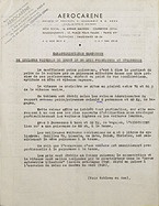 Aérocarène 1100 - Konkurrenzvergleich (1948, Preise in CHF, franz.) Aérocarène 1100 - Konkurrenzvergleich (1948, Preise in CHF, franz.)