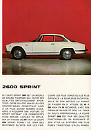 Alfa Romeo 2600 – Verkaufsprospekt (1962, franz.) – Seite 8 (1962)
