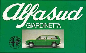 Alfa Romeo Alfasud Giardinetta - Verkaufsprospekt (1976) Alfa Romeo Alfasud Giardinetta - Verkaufsprospekt (1976)