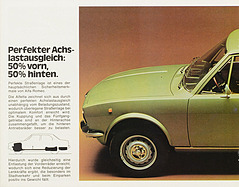 Alfa Romeo Alfetta 1.6/1.8 L – Verkaufsprospekt (1977) – Seite 6 (1977)