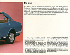Bild von Alfa Romeo Alfetta – Verkaufsprospekt (1972) – Seite 5