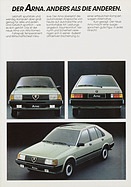Alfa Romeo Arna – Verkaufsprospekt (1984) – Seite 4 (1984)