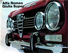 Alfa Romeo Giulia Super - Verkaufsprospekt (1968) Alfa Romeo Giulia Super - Verkaufsprospekt (1968)