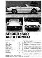 Alfa Romeo Spider 1600 - technische Daten (1966, franz, engl., deutsch) (1966)