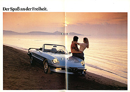 Alfa Romeo Spider 2.0 - Verkaufsprospekt (1984) - Seiten 8 und 9 (1984)