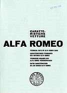 Alfa Romeo - technische Angaben aller Personenwagen (1961) Alfa Romeo - technische Angaben aller Personenwagen (1961)