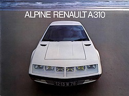 Alpine A 310 - Prospekt (1974, franz.) Alpine A 310 - Prospekt (1974, franz.)