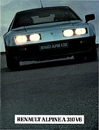 Alpine-Renault A 310 - Verkaufsprospekt (1983) Alpine-Renault A 310 - Verkaufsprospekt (1983)
