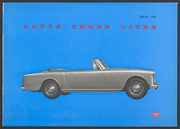 Alvis 3 Litre (1958) - Verkaufprospekt (engl.) Alvis 3 Litre (1958) - Verkaufprospekt (engl.)