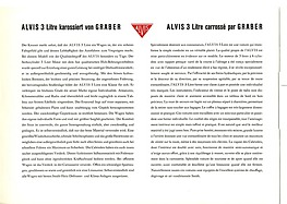 Alvis 3 Litre Graber (1957) - Verkaufsprospekt Seite 2 Alvis 3 Litre Graber (1957) - Verkaufsprospekt Seite 2