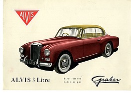 Alvis 3 Litre Graber (1957) - Verkaufsprospekt Alvis 3 Litre Graber (1957) - Verkaufsprospekt