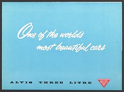 Alvis Three Litre (1955) - Verkaufsprospekt Alvis Three Litre (1955) - Verkaufsprospekt