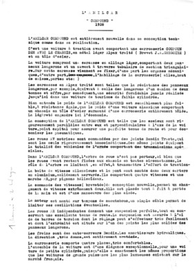 Amilcar Compound - Presseinformationen (1938, franz.) Amilcar Compound - Presseinformationen (1938, franz.)