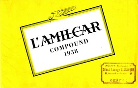 Amilcar Compound - Verkaufsprospekt (1938, franz) Amilcar Compound - Verkaufsprospekt (1938, franz)