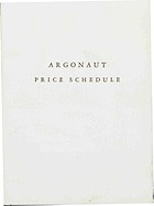 Argonaut - Preisliste (1961, engl.) Argonaut - Preisliste (1961, engl.)