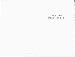 Argonaut - technische Spezifikation (1959, engl.) Argonaut - technische Spezifikation (1959, engl.)