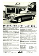Aston Martin DB 2/4 - Technische Spezifikation (1952) Aston Martin DB 2/4 - Technische Spezifikation (1952)