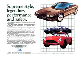 Aston Martin Vantage Zagato - Broschüre (1986, engl.) - Seite 2 Aston Martin Vantage Zagato - Broschüre (1986, engl.) - Seite 2
