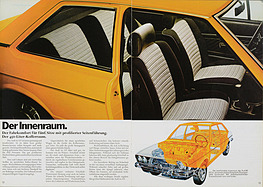 Audi 80 GT - Verkaufsprospekt (1974) - Seiten 12 und 13 (1974)