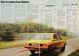 Audi 80 GT - Verkaufsprospekt (1974) - Seiten 16 und 17 (1974)